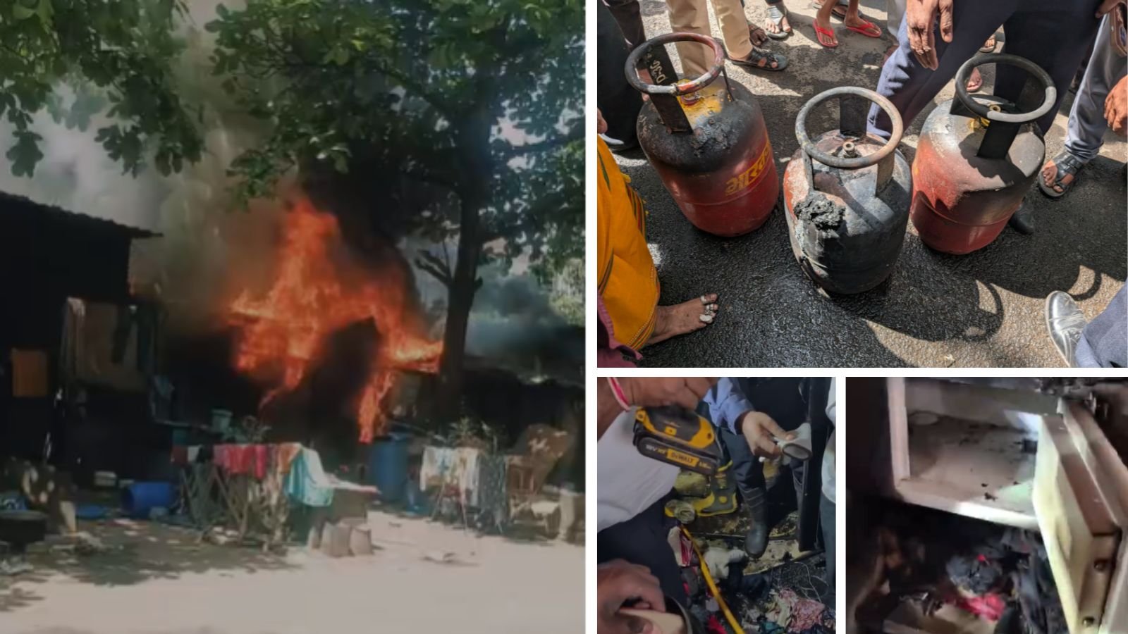 pimpri-chinchwad:-fire-destroys-tin-shed-slum-in-mahatma-phule-nagar,-major-mishap-averted