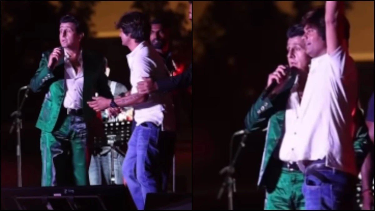 “i-saved-you-this-time,-but….”,-fan-rushes-on-stage-during-sonu-nigam’s-kolhapur-concert,-singer-reacts