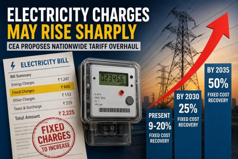 Fixed Electricity Charges May Rise Sharply As CEA Proposes Nationwide Tariff Overhaul