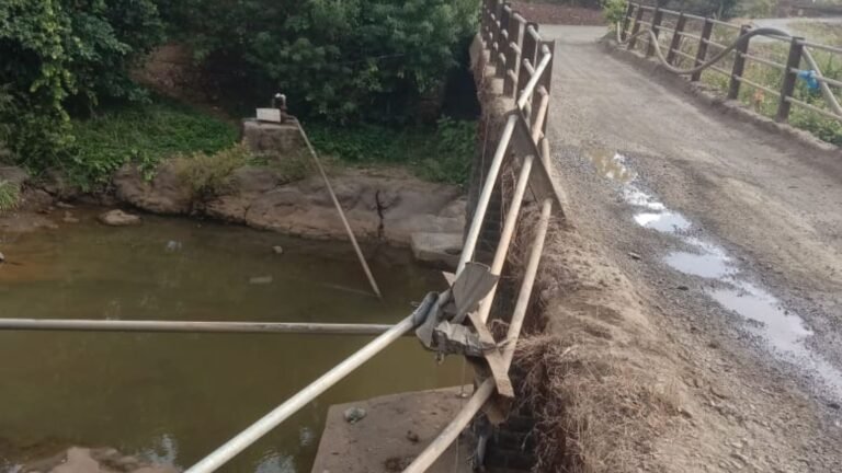 Grill of bridge, declared unsafe, collapses in Pune’s Mulshi taluka