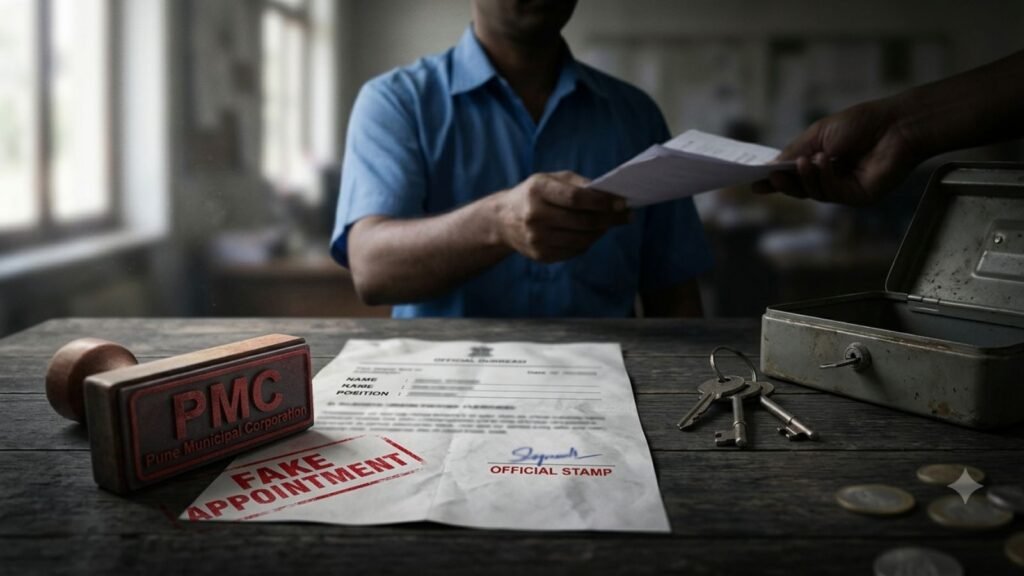 peon-runs-job-racket-in-pune-civic-body,-dupes-engineers-of-lakhs