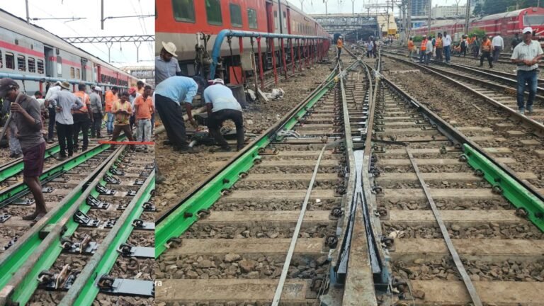 Pune Yard Gets Major Track Upgrade as 52 Kg Diamond Layout Converted to 60 Kg  