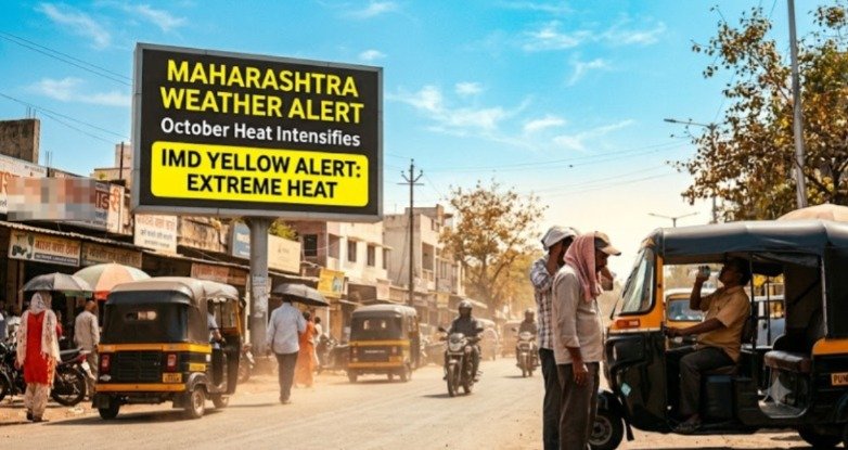 maharashtra-weather-alert:-october-heat-intensifies-as-imd-issues-yellow-alert