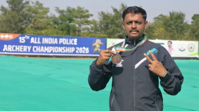 Pune Police PSI Suraj Anpat Wins Bronze At All India Police Archery Championship 2026